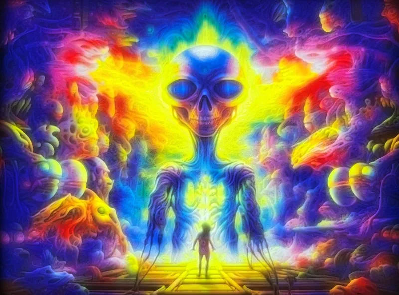 Alien CMYK Lithophane