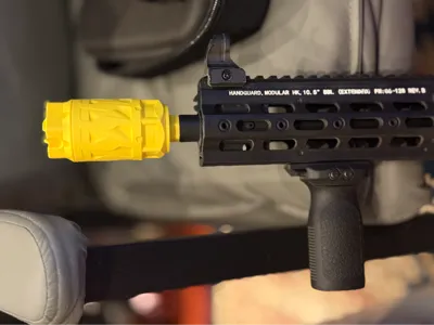 14mm CCW/Direct Plug-in Dual-Use PWS Decorative Silencer/Flash Hider/Muzzle Cap