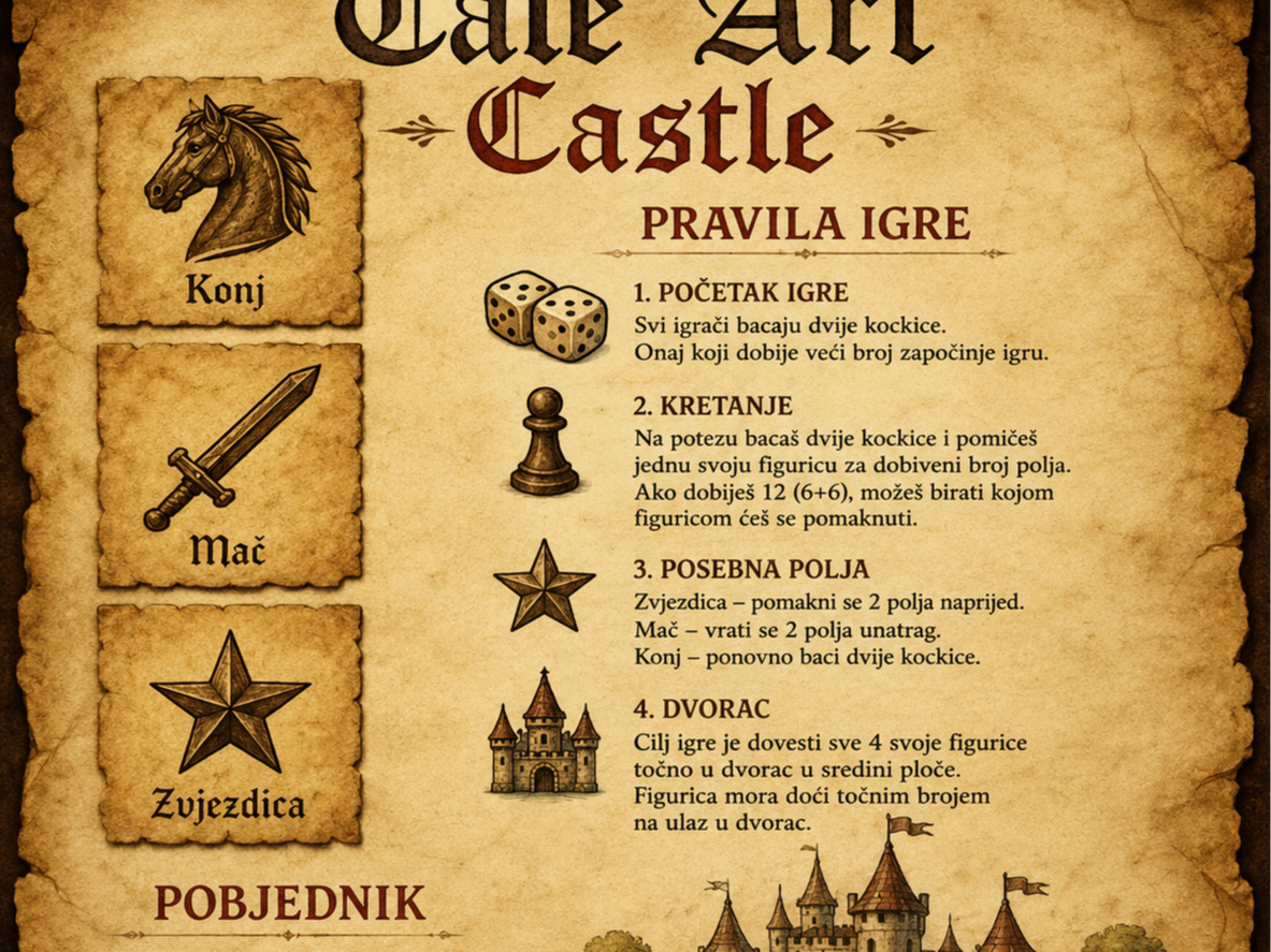 BOARD GAME TALE ART CASTLE