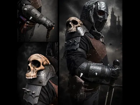 Adorno temático: The ghouls Bracers and shoulder armor set — referencia de MakerWorld