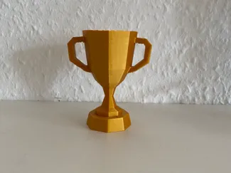 Low Poly GeometricTrophy