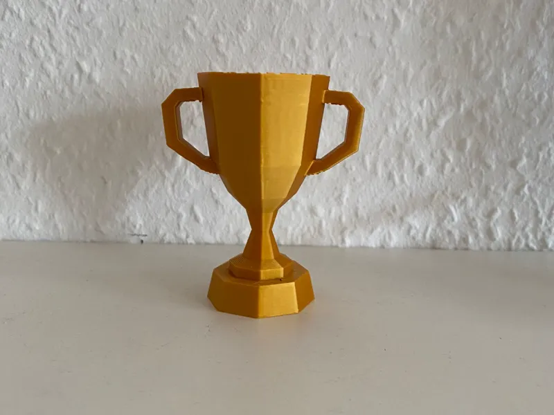 Low Poly GeometricTrophy