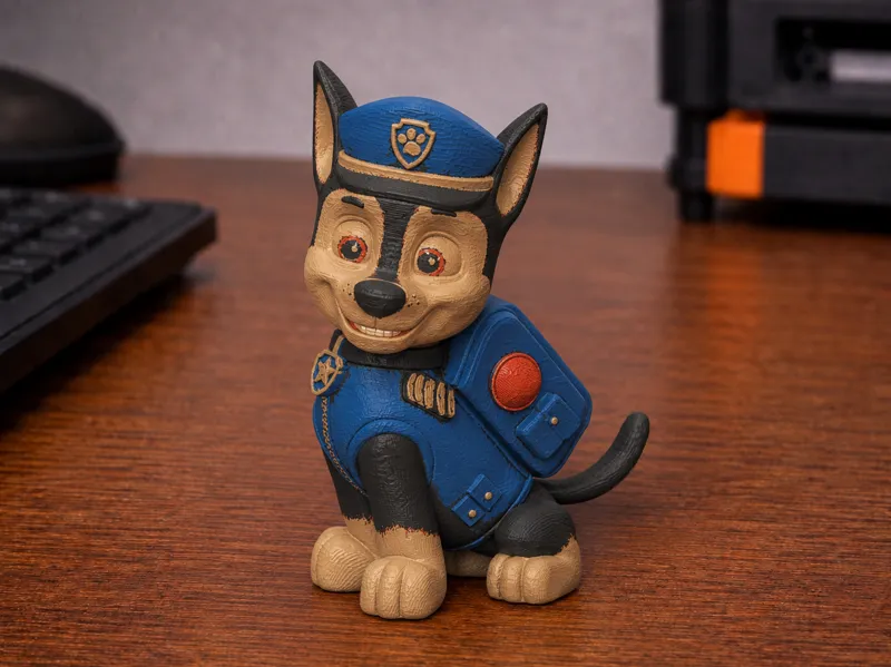 Chase – Paw Patrol Figurine | AMS Multicolor 3D