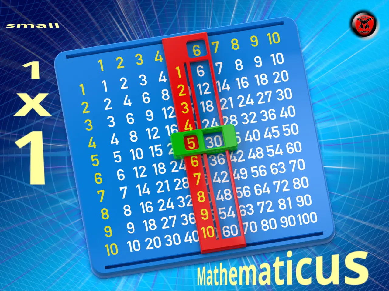 Mathematicus - multiplication tables calculator view 2