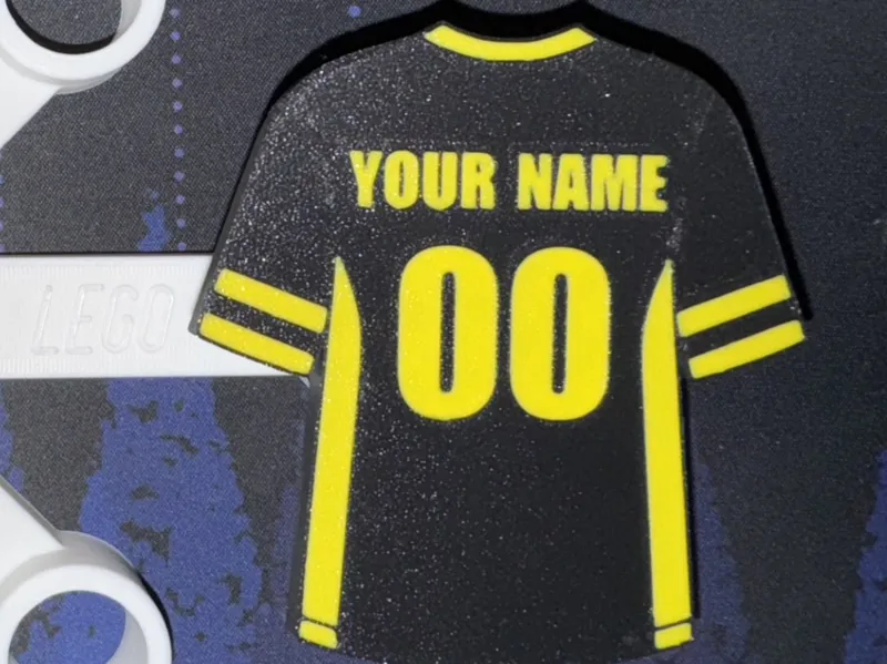 Customizable Football Jersey for Brick Wreath 