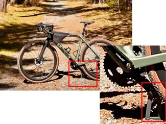 Stand support for road and gravel bikes