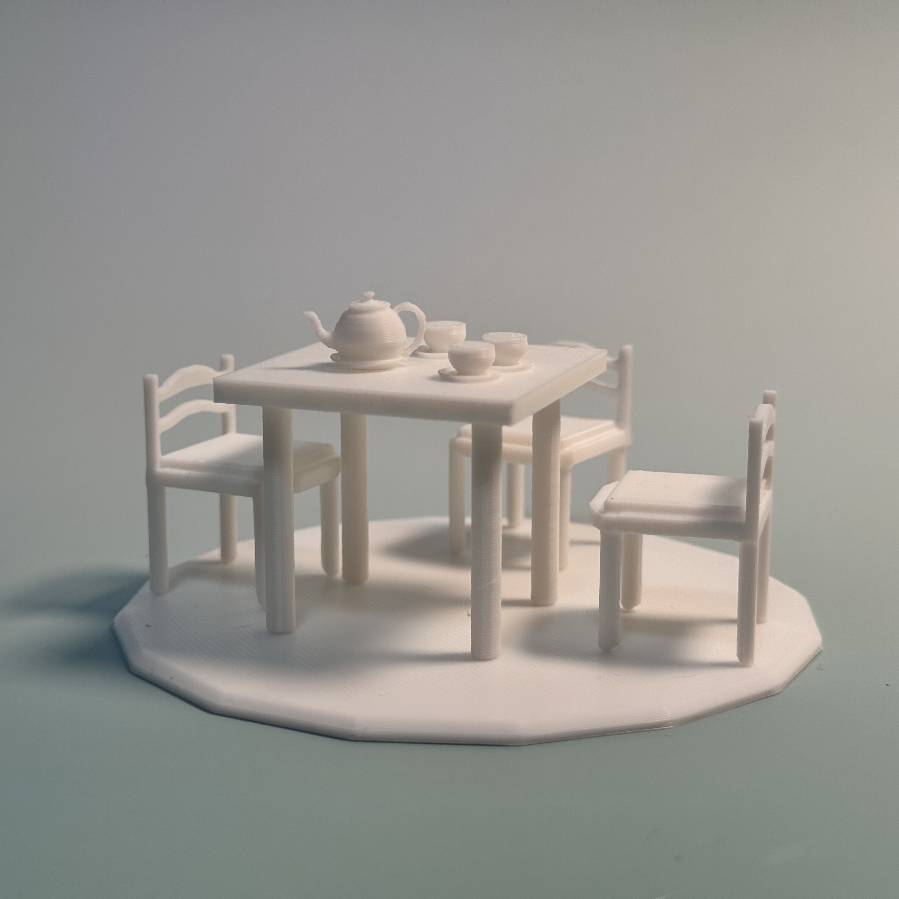 Miniatura 3 do modelo 3D 微缩模型迷你双层屋（尺寸 17至17cm）微缩家具 迷你世界 可爱小屋 房间 摆件 