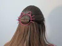 Barrette cheveux chat mignonne — photo 1