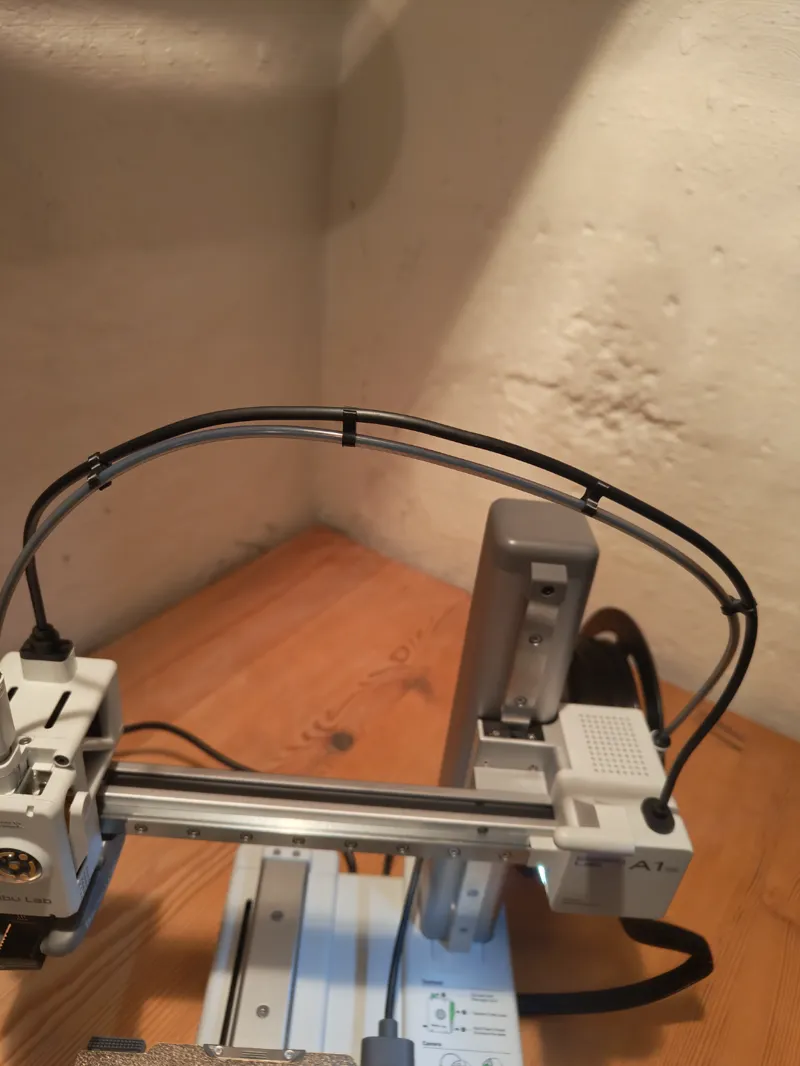 Cable and PTFE Tube Clip