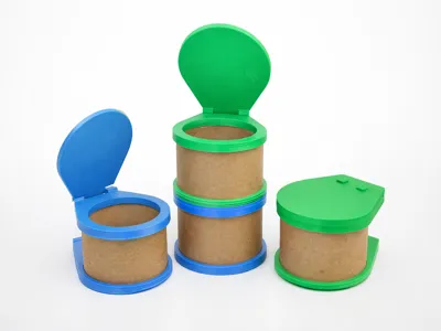Reusable Filament Spool Core Storage Box