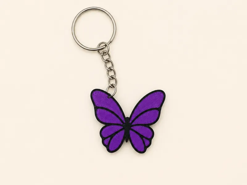 Butterfly Keychain