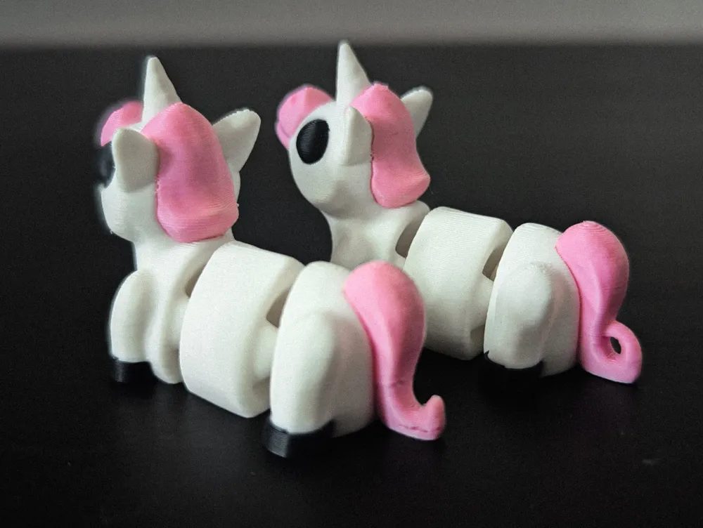 Flexi Unicorn - Free 3D Print Model - MakerWorld