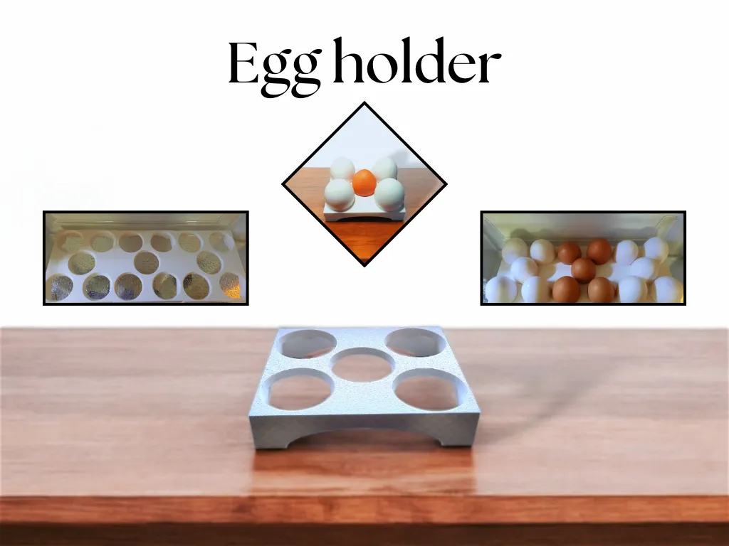 Egg holder - Free 3D Print Model - MakerWorld