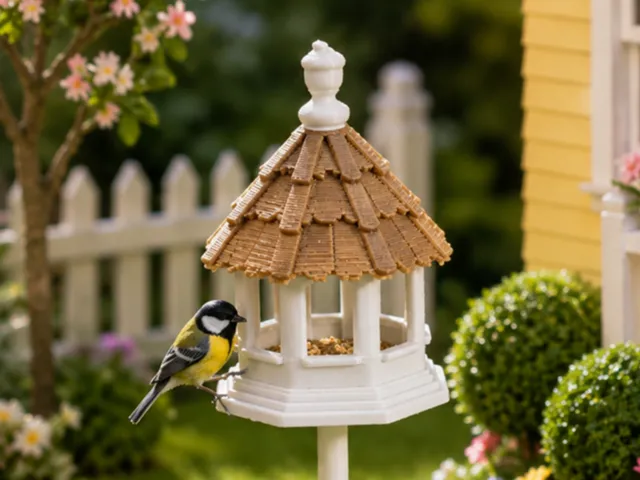 Miniature Gazebo Bird Feeder