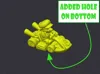 Hole added under Mario-top-piece
