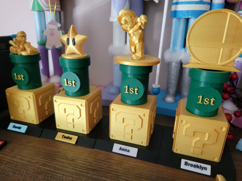 Mario Trophies 1st place