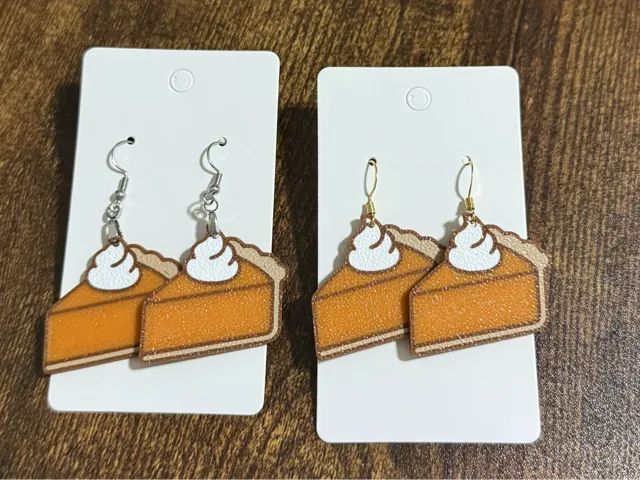 Pumpkin Pie Earrings