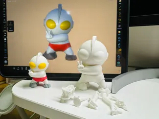 Ultraman 小小奥特曼（优化岩底座形状，更易拆除支撑）