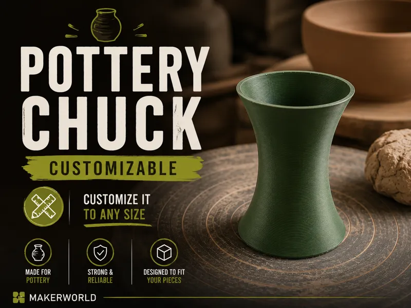 pottery chuck(customizable)