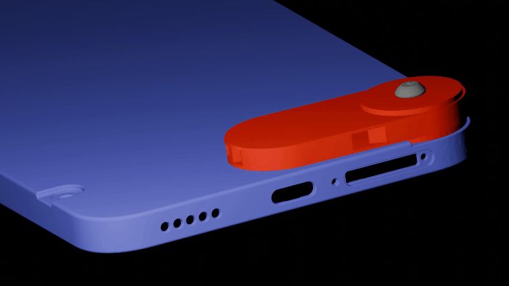 Safety whistle for CMF Phone 1 attachment