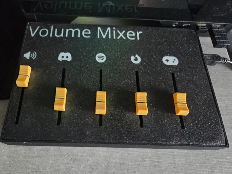 Desktop 5-Channel Volume Mixer – Control the sound