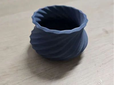Elegant Spiral Vase