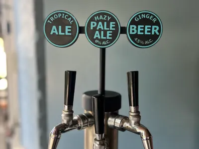 Kegerator Tap Labels
