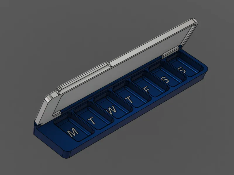 Extra Small Pill Box - Magnetic Closure
