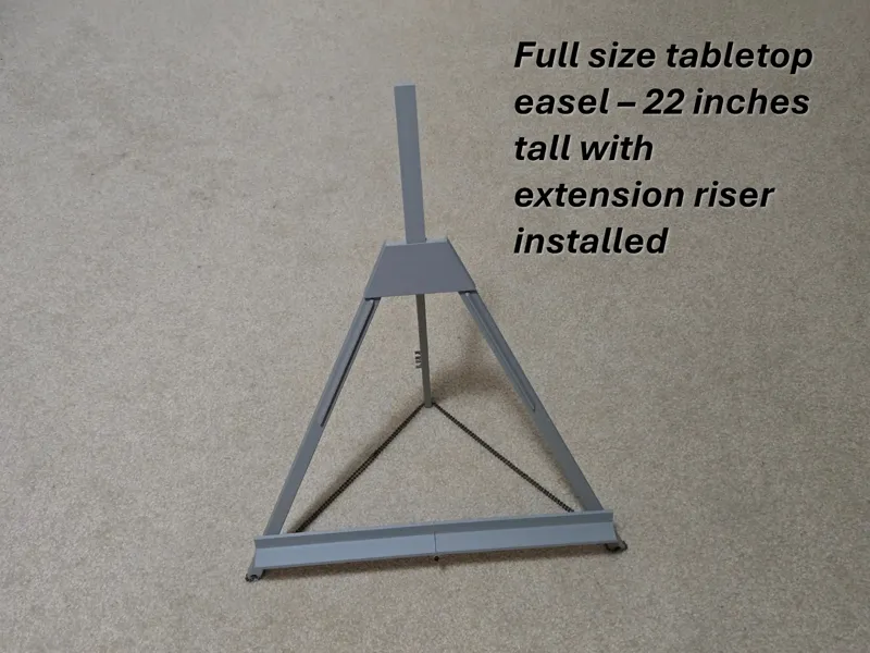 A Folding Tabletop Easel / Display Stand