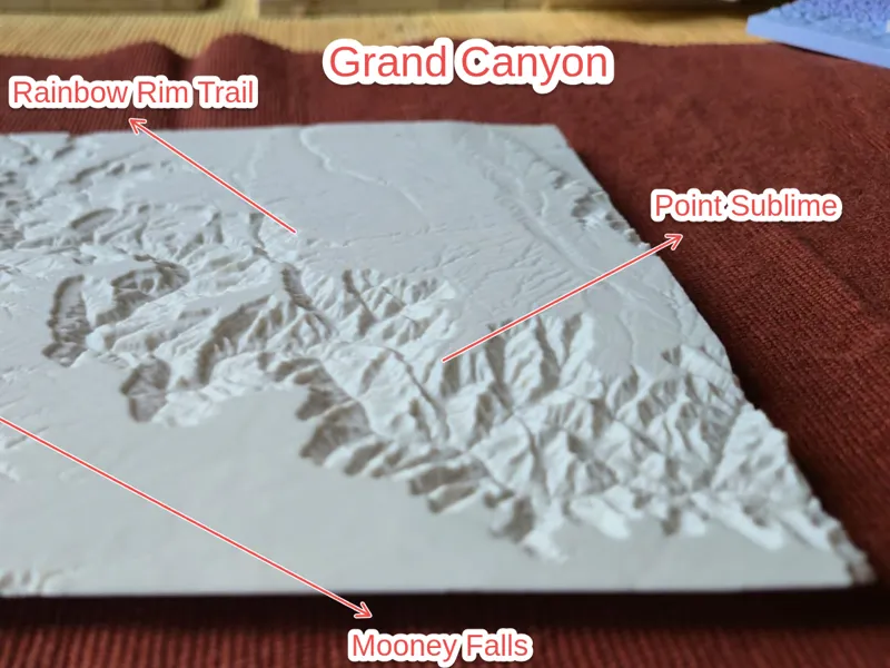 Grand Canyon , 1:430 000 , VE 1.0