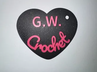 logo g.w in rilievo