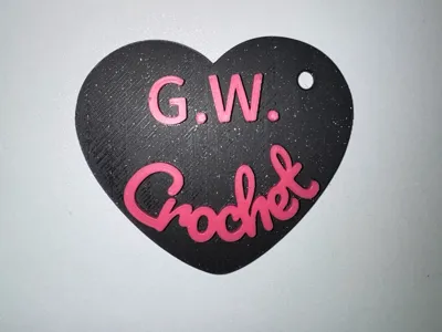 g.w embossed logo