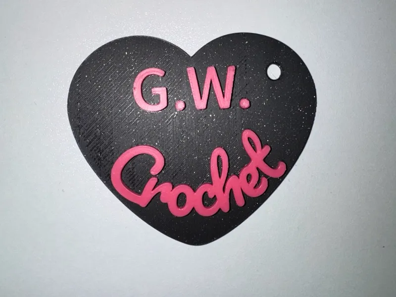 logo g.w in rilievo