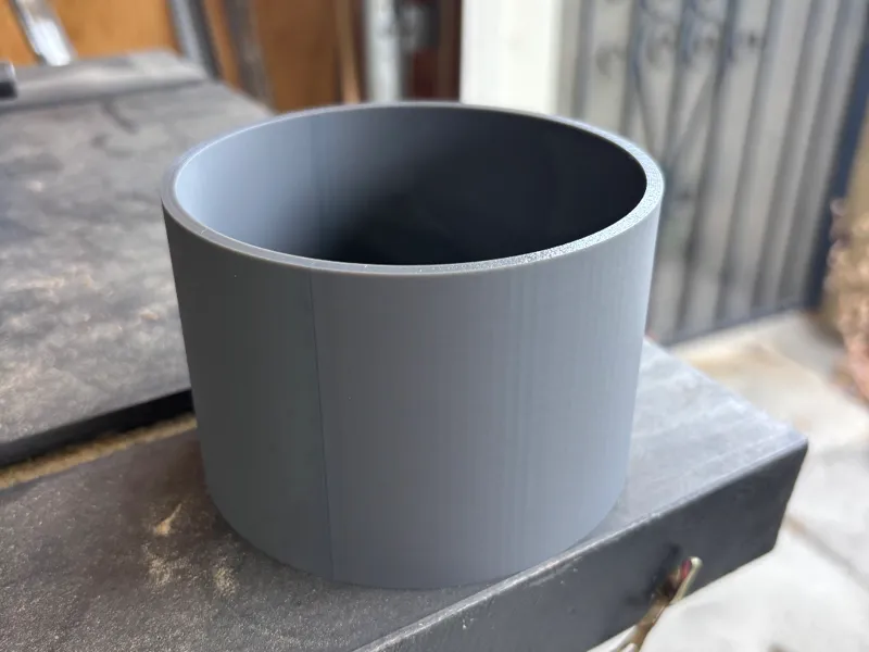 Dust right 4" adapter