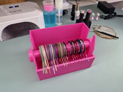 Striping nail tape holder