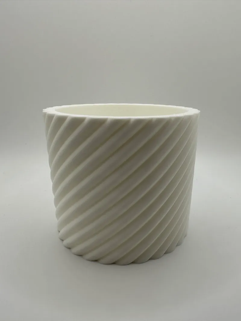 POT DE FLEUR CYLINDRE MOTIF ROND