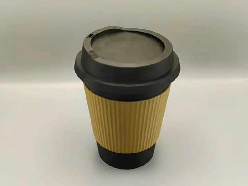 Coffee Cup Desktop Trash Can