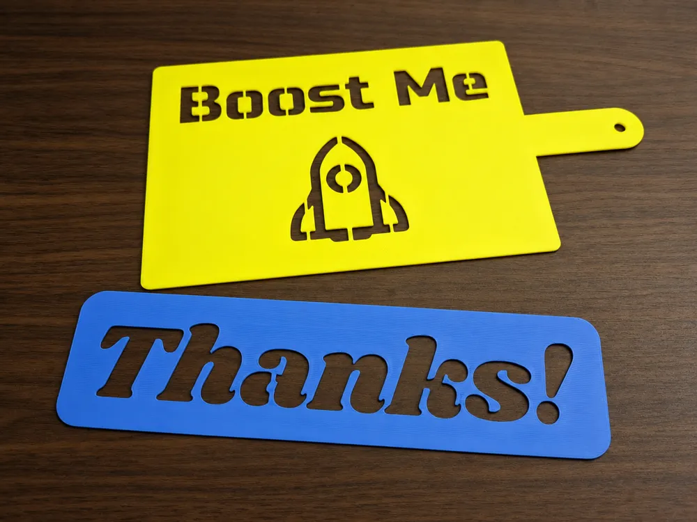 Customizable Stencil Generator - 1900 Fonts, SVG - Free 3D Print Model ...