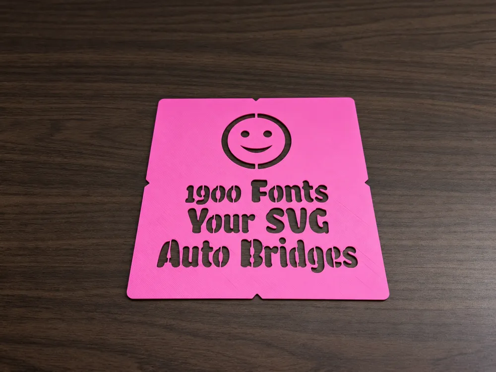 Customizable Stencil Generator - 1900 Fonts, SVG - Free 3D Print Model ...