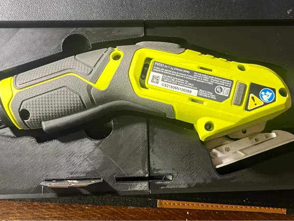 Bac Gridfinity pour Ryobi FVC51