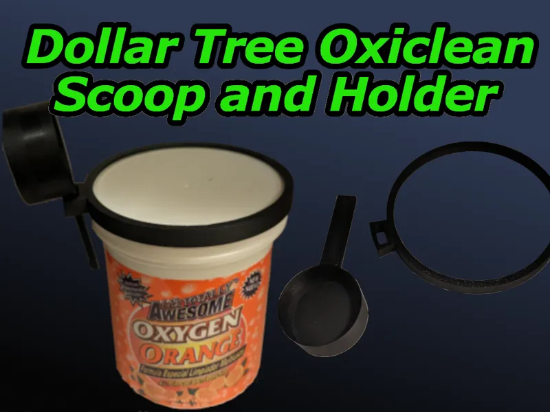 Dollar Tree Oxiclean Scoop & Holder