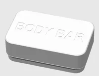 Seifendose Body bar Schriftzug Einprägung 0.4mm