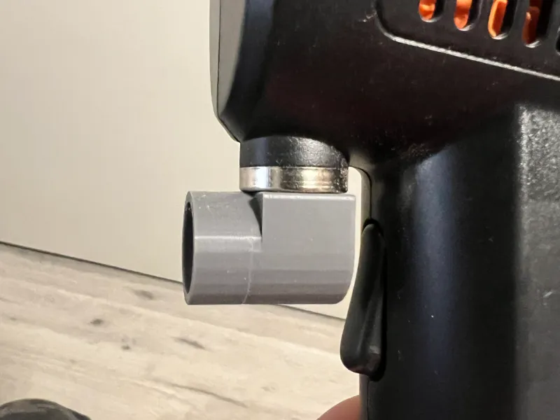 90 adapter for electric duster