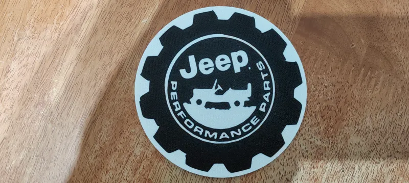 Jeep performance parts coaster