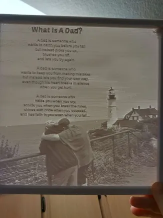 What is a Dad Lithophane