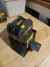 Support batterie Ryobi pour mur nid d'abeille — photo 3