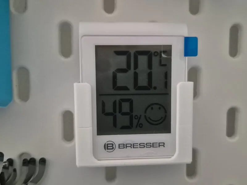 Bresser hygrometer holder for IKEA Skadis