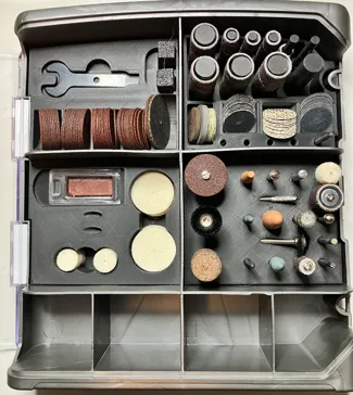 Dremel 110 Piece Kit Inserts V2
