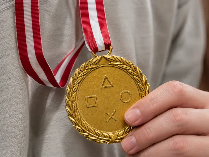 Game Trophy Medal – For Button-Smashing Champions
