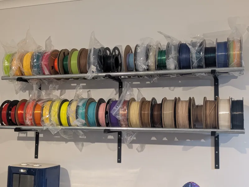 Filament spool shelf - Bunnings materials 25mm 